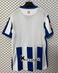 Real Sociedad 26/27 Blue/White Stripe Home Jersey
