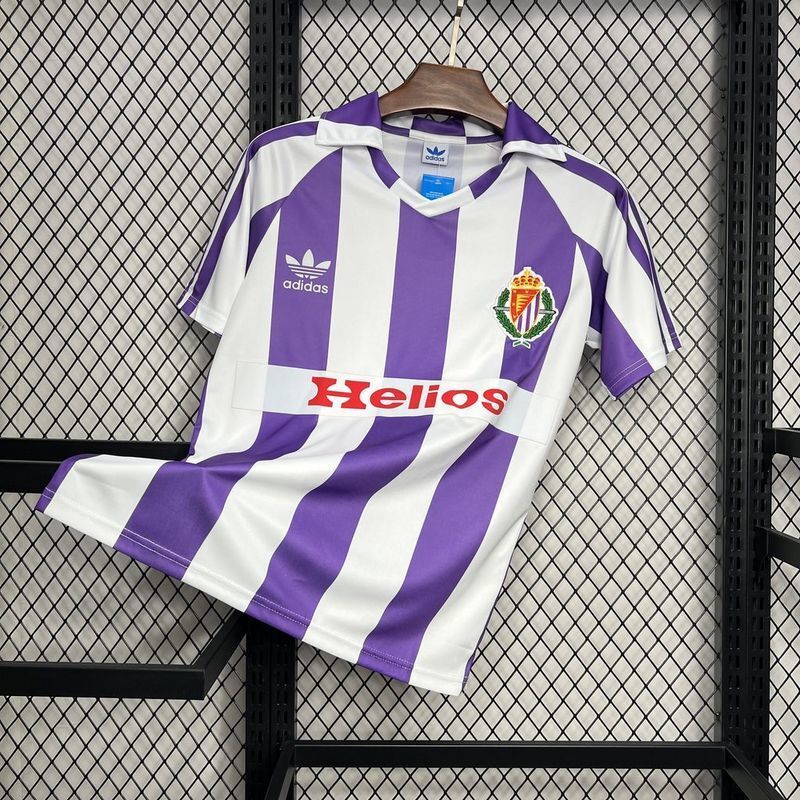 Real Valladolid 1984/85 Vintage Retro Purple/White Home Jersey