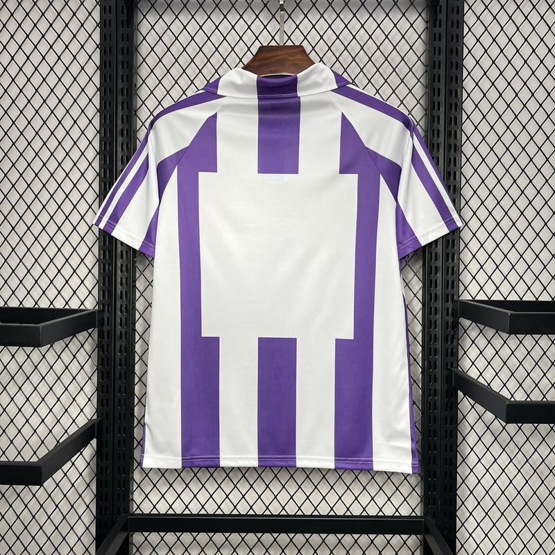 Real Valladolid 1984/85 Vintage Retro Purple/White Home Jersey