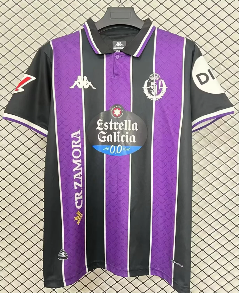 Real Valladolid 25/26 Purple/Black Away Jersey