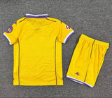Real Valladolid 25/26 Yellow/Purple Third Kids Jersey Set