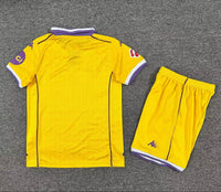 Real Valladolid 25/26 Yellow/Purple Third Kids Jersey Set
