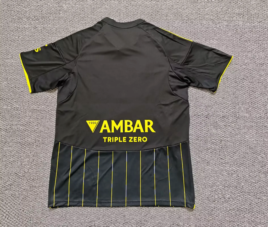 Real Zaragoza 25/26 Black/Yellow Away Jersey