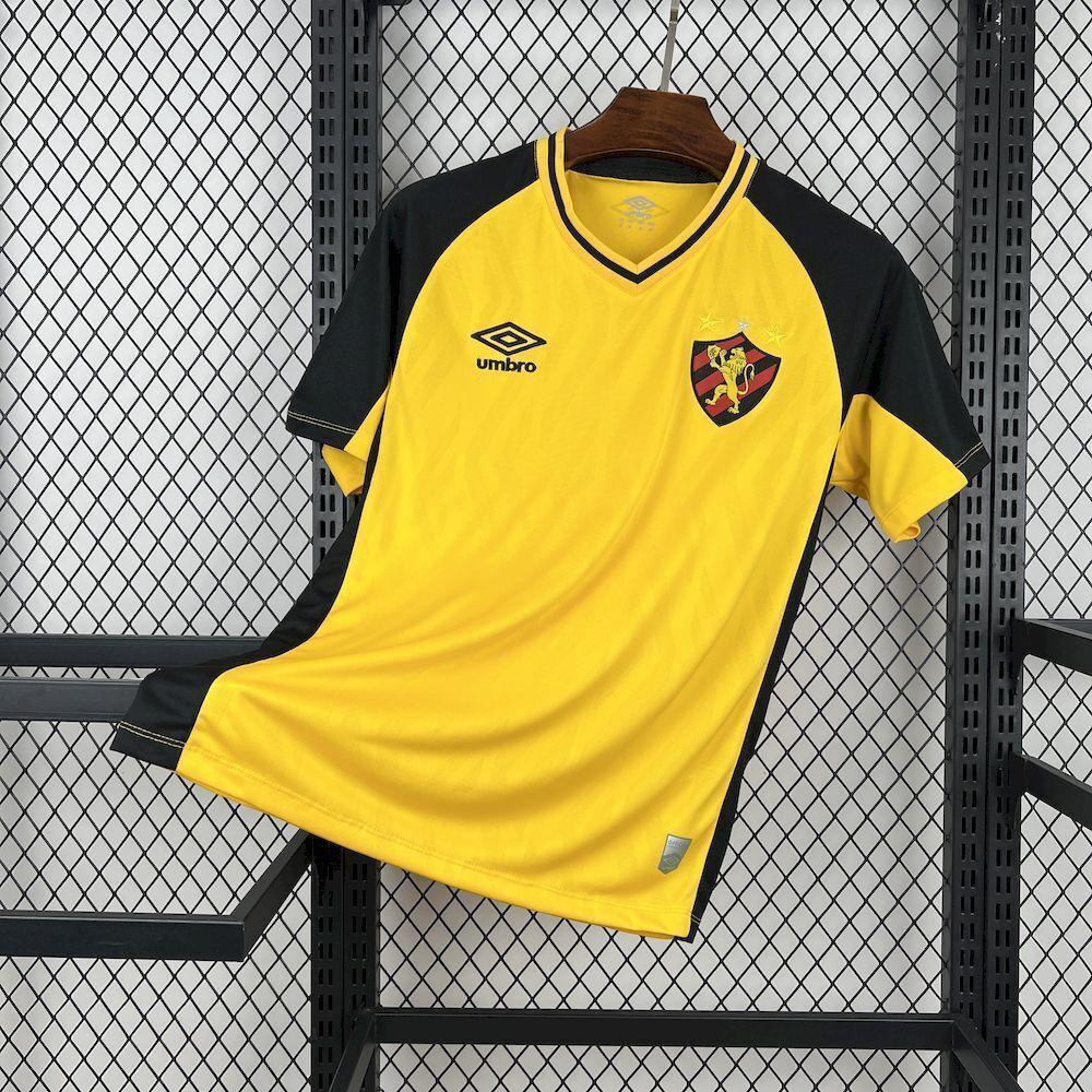 Recife 25/26 Yellow/Black Away Jersey