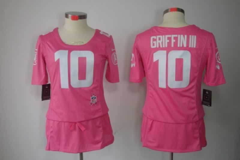 Redskins 2021/22 Griffin III #7 Pink Women NFL Jersey