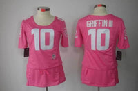 Redskins 2021/22 Griffin III #7 Pink Women NFL Jersey