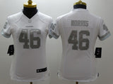 Redskins 2021/22 Morris #46 White/Gray Women NFL Jersey