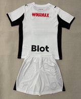 Rennes 25/26 White/Black Away Kids Jersey Set