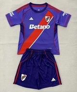 Rever Plate 26-27 Purple/Red/Black 4rd Kids Jersey Set