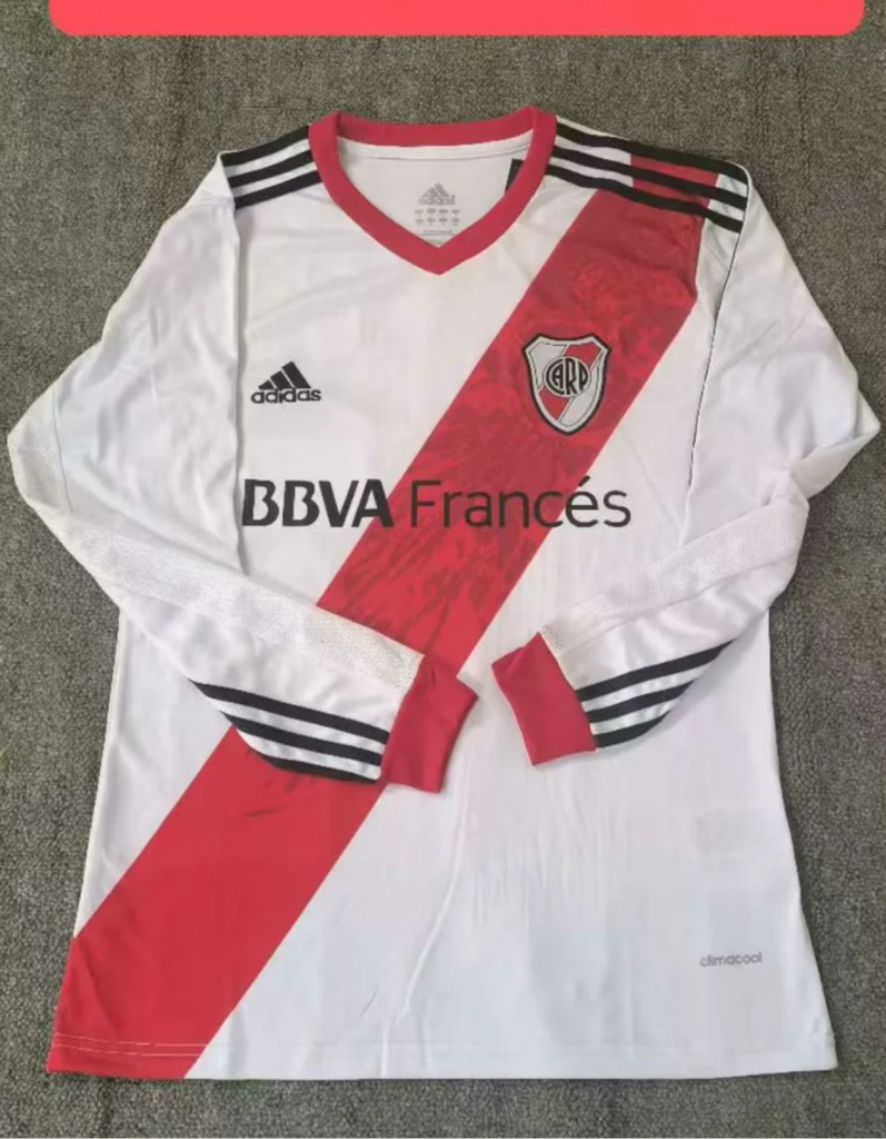 River Plate 2013/14 Retro Home Long Sleeves Jersey - Concept Kits