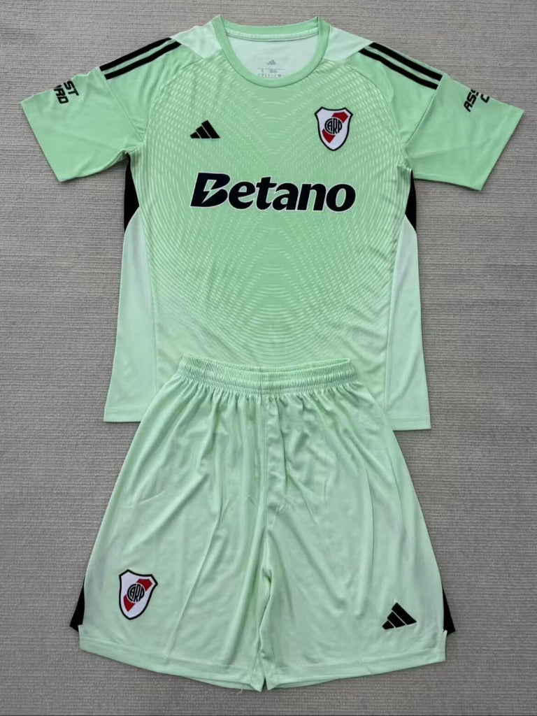River Plate 25/26 Goalkeeper Green Kids Kit - Concept Kits