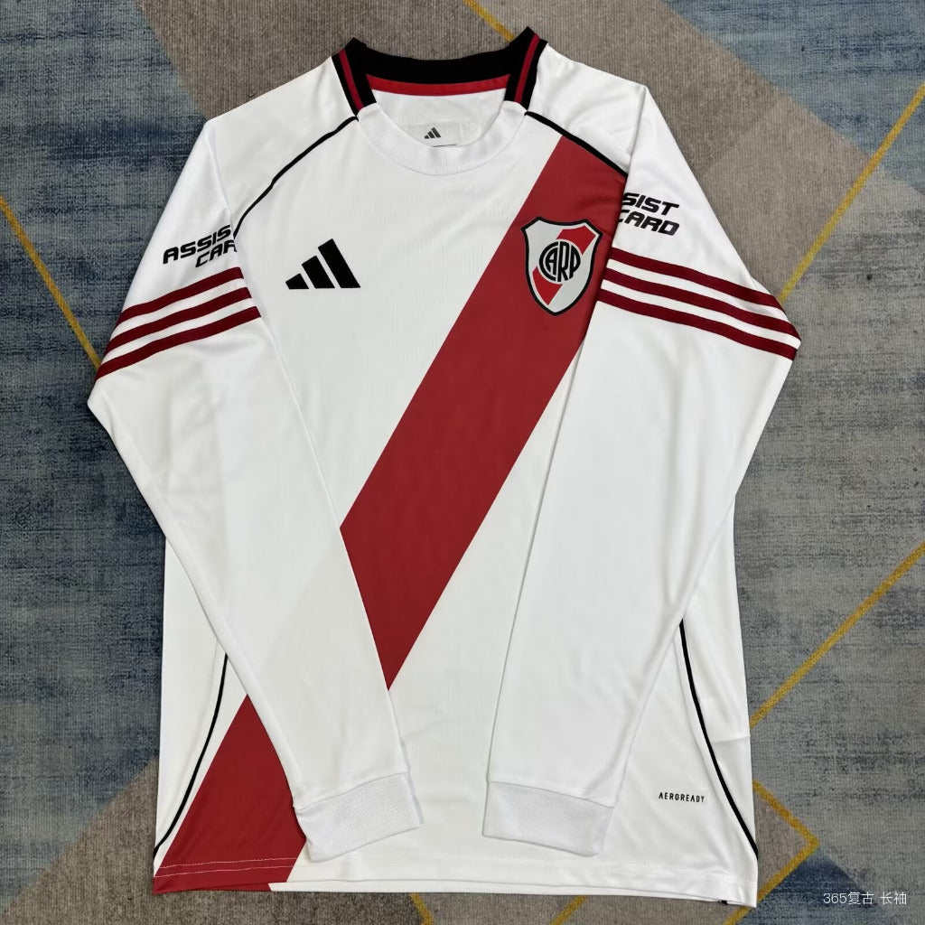 River Plate 25/26 Home Long Sleeve Jersey - Concept Kits