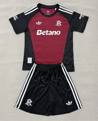 River Plate 26/27 Black/Maroon Goalkeeper Anniversary Kids Jersey Set