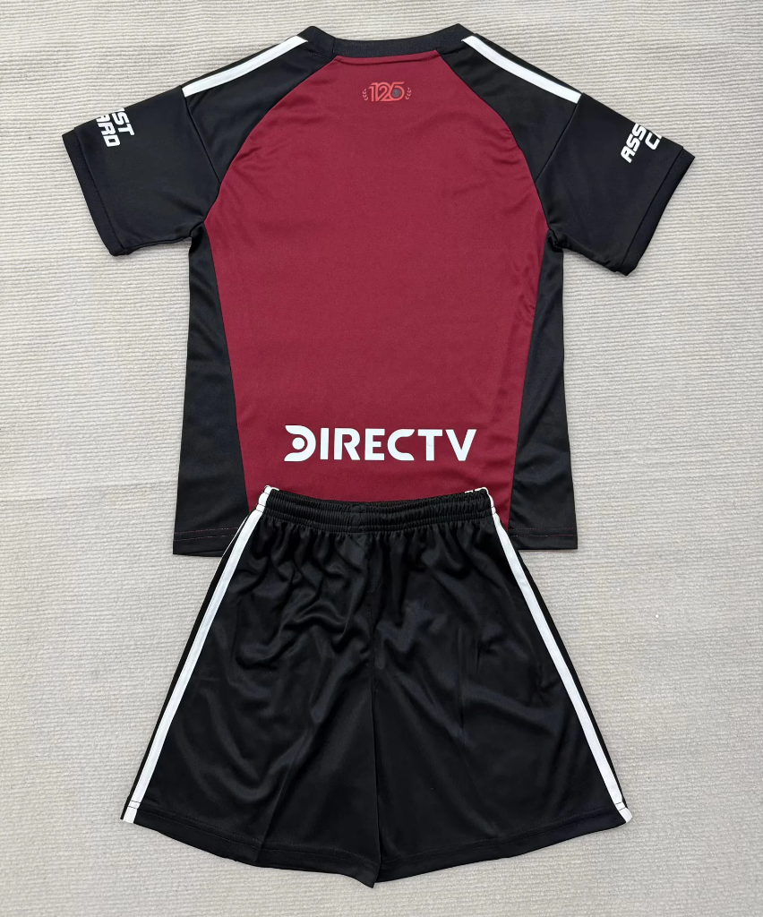 River Plate 26/27 Black/Maroon Goalkeeper Anniversary Kids Jersey Set