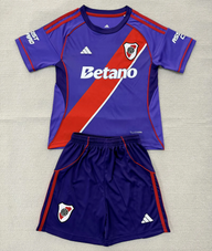 River Plate 26/27 Purple/Red/Black 4rd Kids Jersey Set