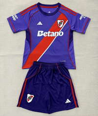 River Plate 26/27 Purple/Red/Black 4rd Kids Jersey Set