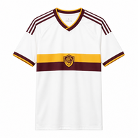 River plate 26/27 White/Maroon/Gold Trim Training Jersey