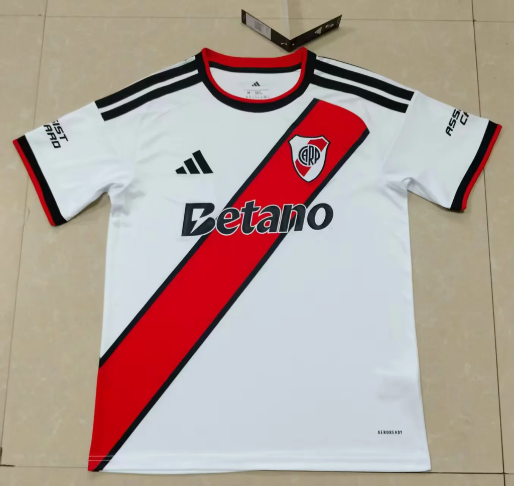 River Plate 26/27 White/Red/Black Home Jersey