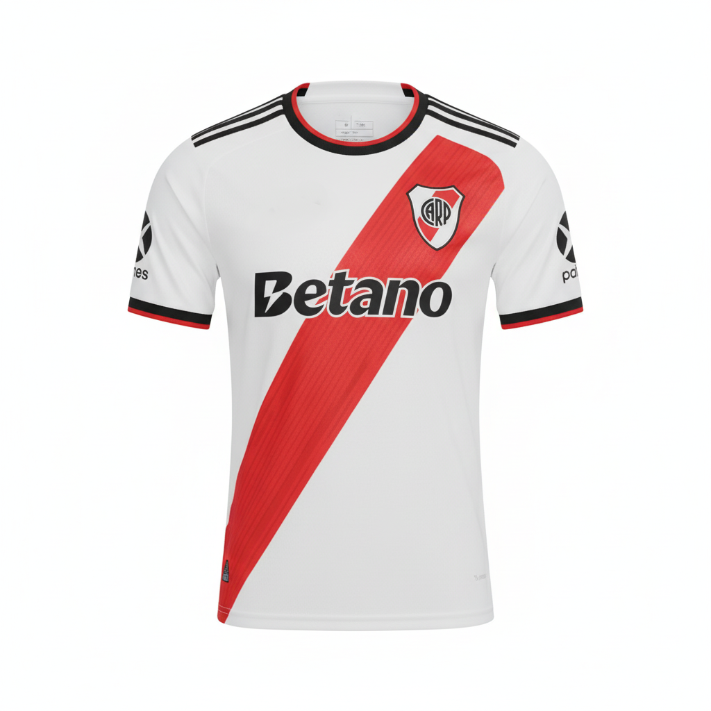 River Plate 26/27 White/Red/Black Home Player Version Jersey
