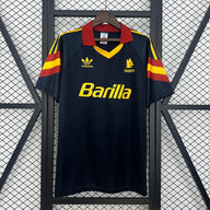 Roma 1991/92 Vintage Retro Black Third Away Jersey