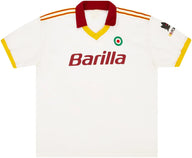 Roma 1991/92 Vintage Retro White Away Jersey