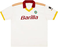 Roma 1991/92 Vintage Retro White Away Jersey