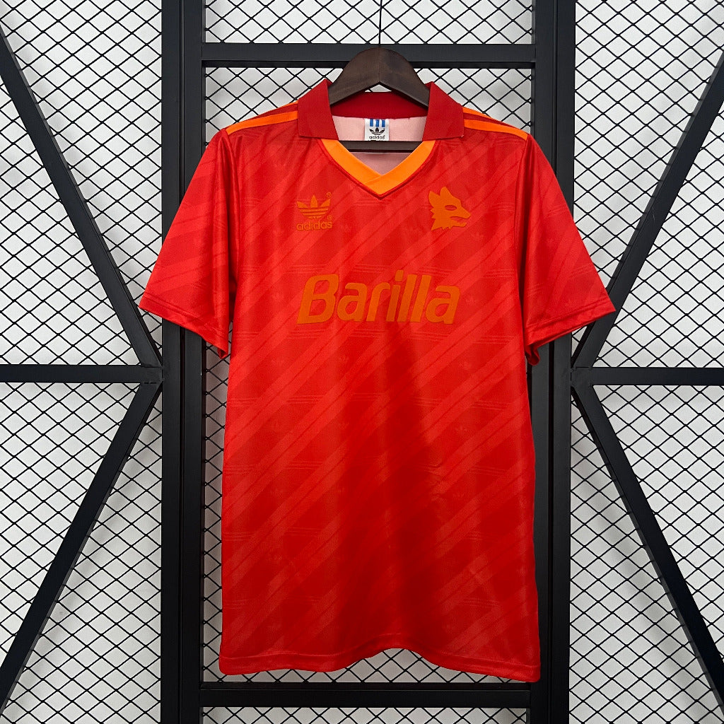 Roma 1992/94 Vintage Retro Third Away Red Jersey