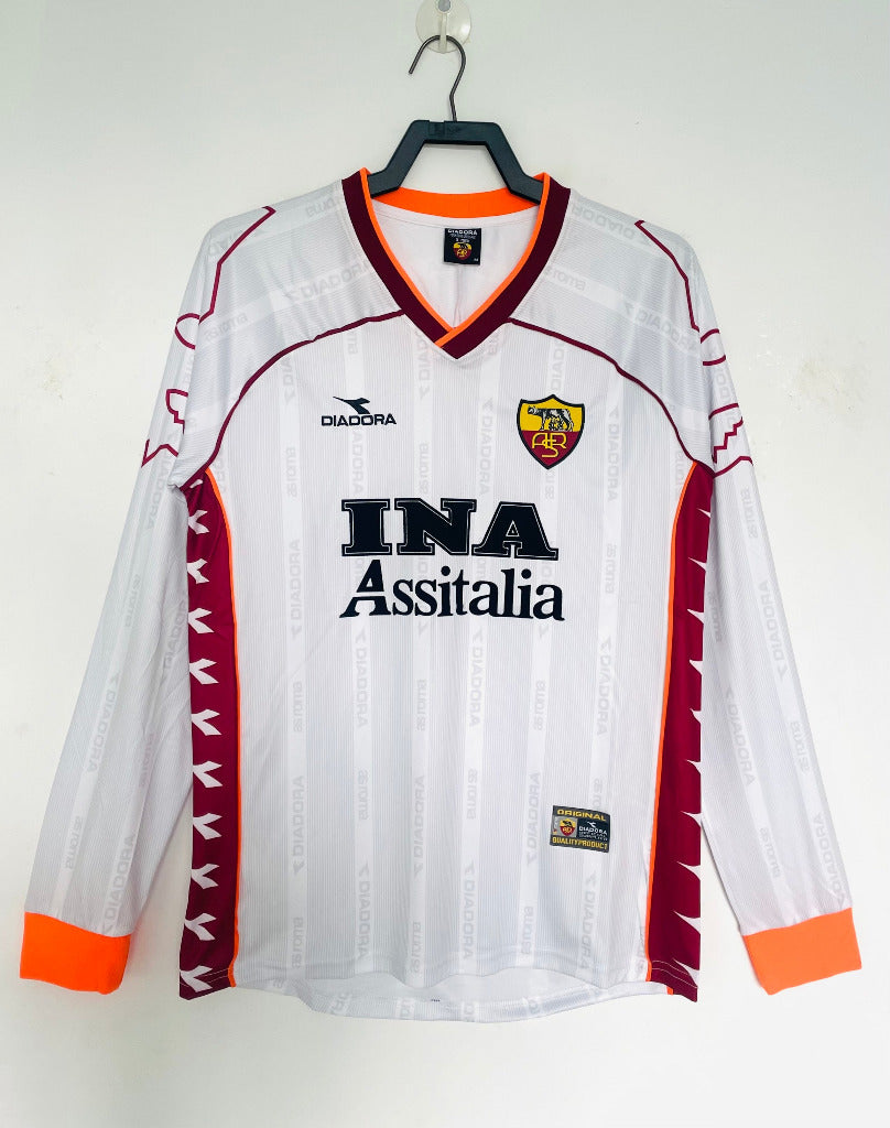 Roma 1999/00 Retro Away Long Sleeve Jersey