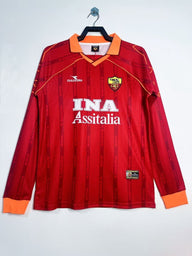 Roma 1999/00 Retro Home Long Sleeve Jersey