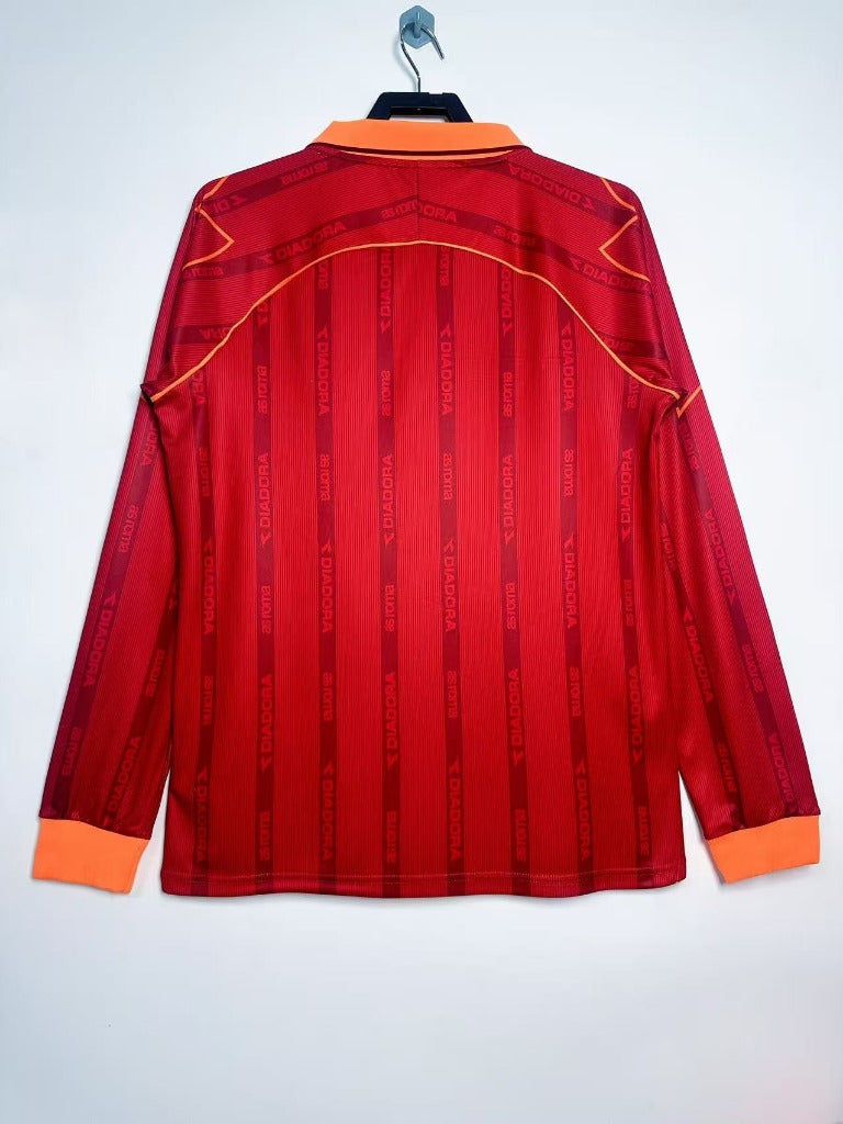 Roma 1999/00 Retro Home Long Sleeve Jersey