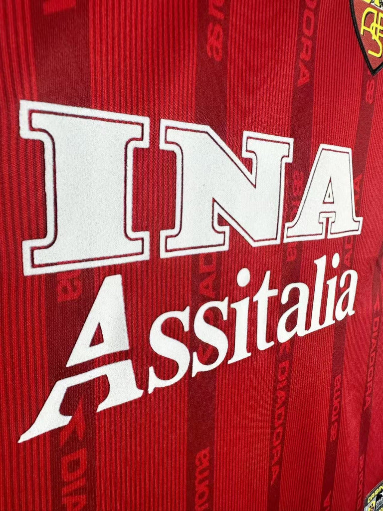 Roma 1999/00 Vintage Retro Home Jersey - Concept Kits