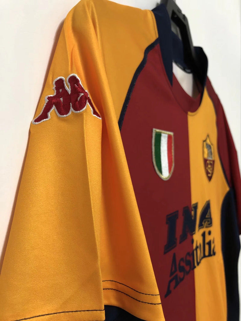 Roma 2000/01 Vintage Retro Home Jersey - Concept Kits