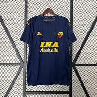 Roma 2001/02 Vintage Retro Blue Third Away Jersey