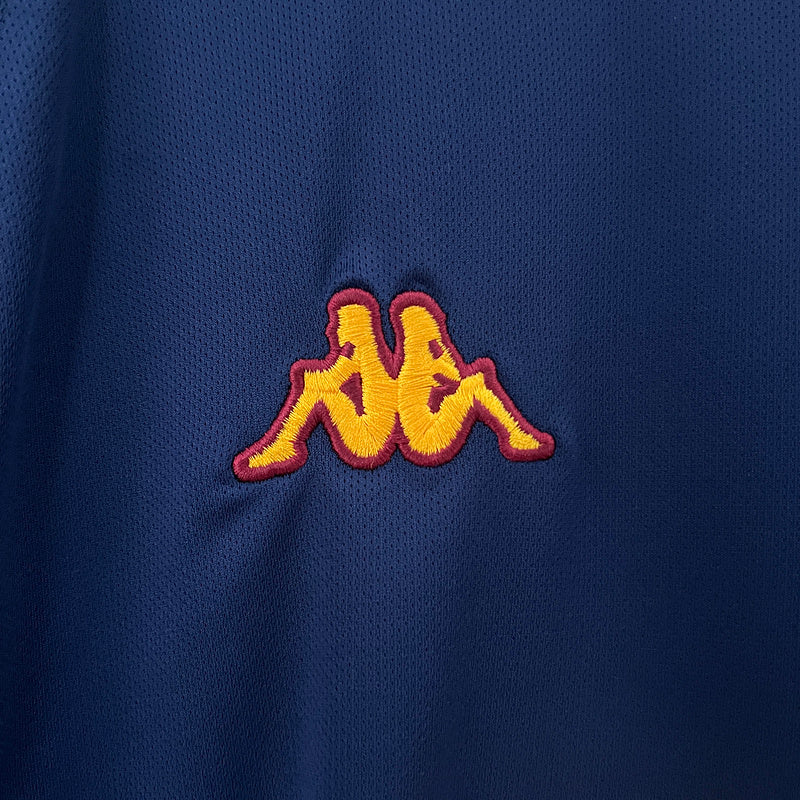 Roma 2001/02 Vintage Retro Blue Third Away Jersey