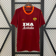 Roma 2001/02 Vintage Retro Home Jersey