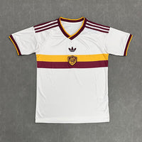 Roma 2026 White/Yellow/Maroon 3 Stripes Special Jersey