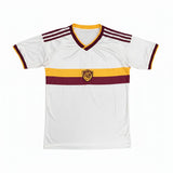 Roma 2026 White/Yellow/Maroon 3 Stripes Special Jersey