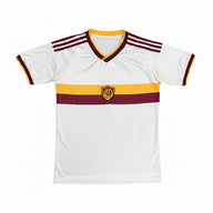 Roma 2026 White/Yellow/Maroon 3 Stripes Special Jersey