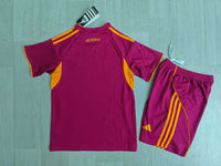 Roma 25/26 Red Home Kids Jersey Set