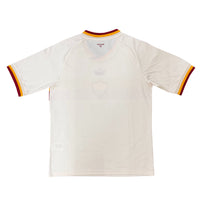 Roma 26/27 White/Gold/Maroon 3 Stripes with Trim Away Jersey