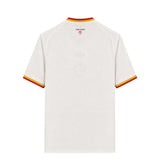 Roma 26/27 White/Gold/Maroon 3 Stripes with Trim Away Jersey