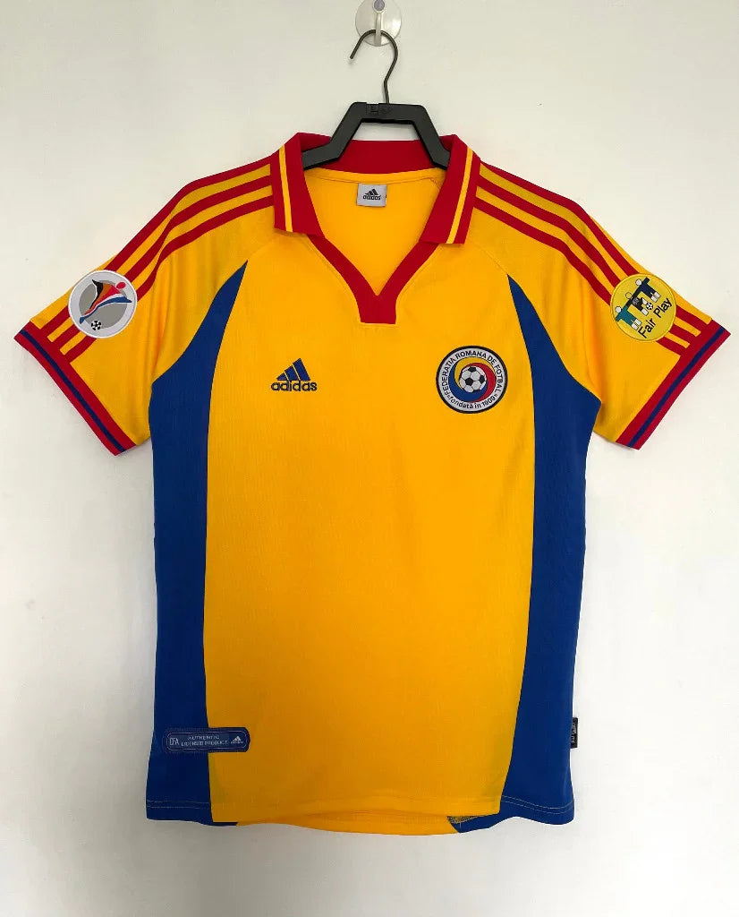Romania 2000/01 Vintage Retro Home Jersey - Concept Kits