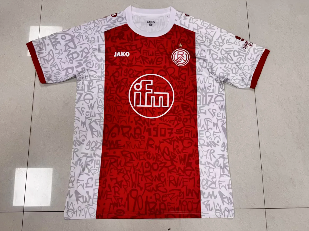 Rot-Weiss Essen 25/26 White/Red Home Jersey