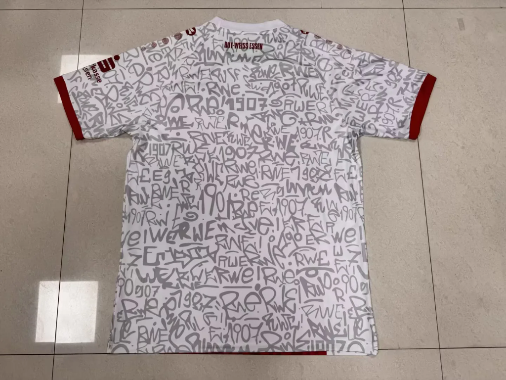 Rot-Weiss Essen 25/26 White/Red Home Jersey
