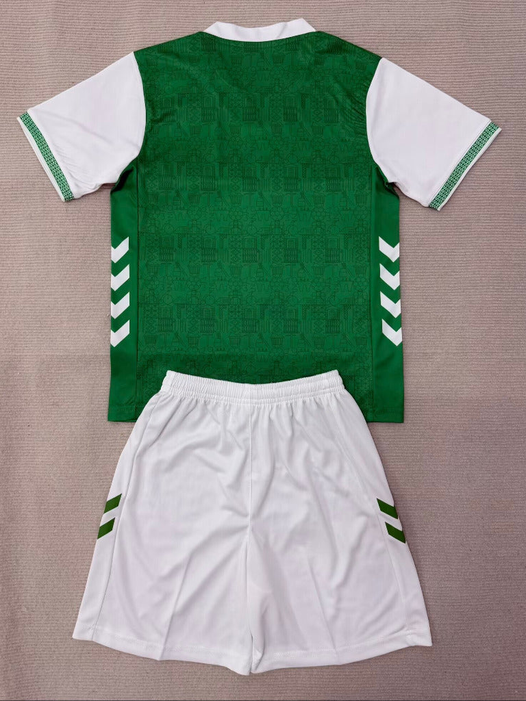 Saint-Etienne 25/26 Green/White Home Kids Jersey Set