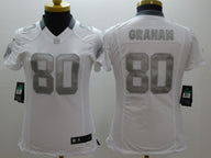 Saints 2021/22 Graham #80 White/Gray Women NFL Jersey