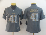 Saints 2021/22 Kamara #41 Gray/Gold Women NFL Jersey