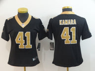 Saints 2022/23 Kamara #41 Black/Gold Women NFL Jersey