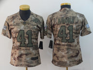Saints 2022/23 Kamara #41 Camo Print Women NFL Jersey
