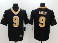 Saints 25/26 Berrs #9 Black/Gold Game NFL Jersey